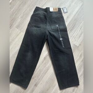 demna collection denim size sticker baggy pants